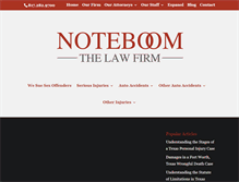 Tablet Screenshot of noteboom.com